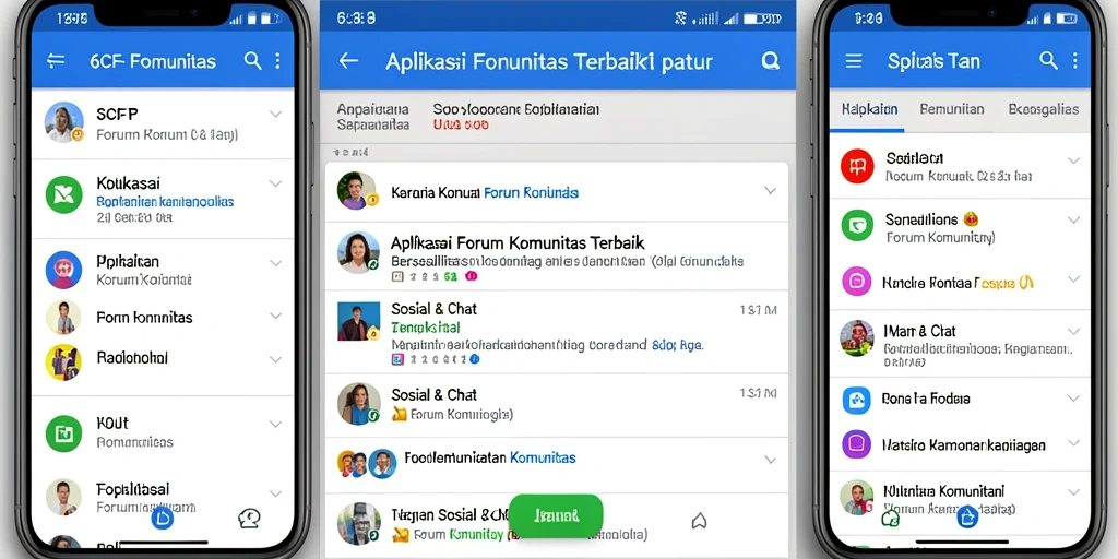 Tampilan antarmuka 6CF yang menarik dan mudah digunakan.