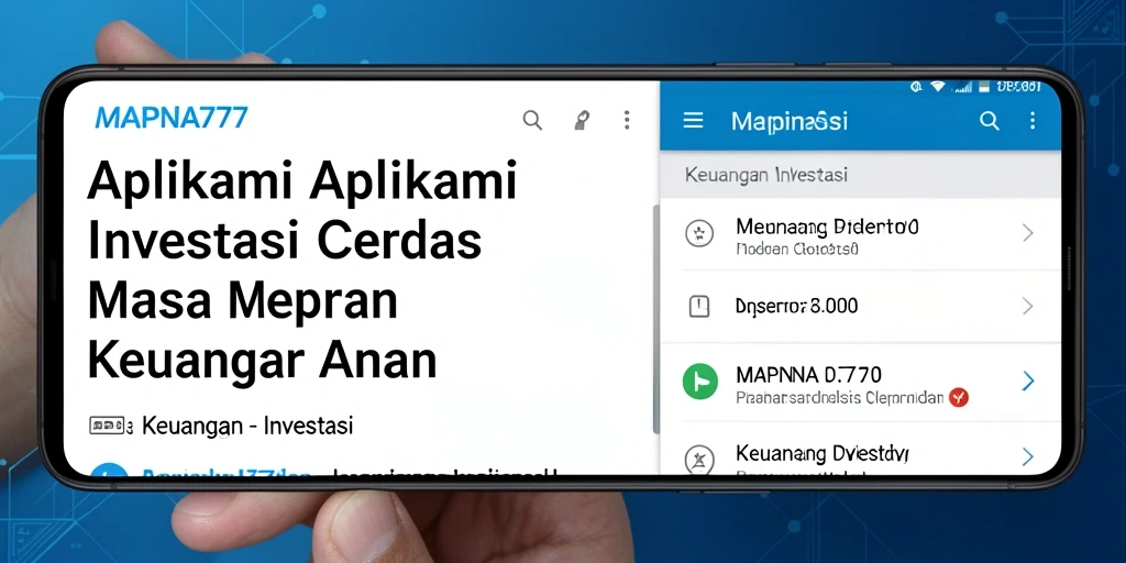 Tampilan antarmuka utama MAPNA777 untuk investasi yang mudah dan cepat.