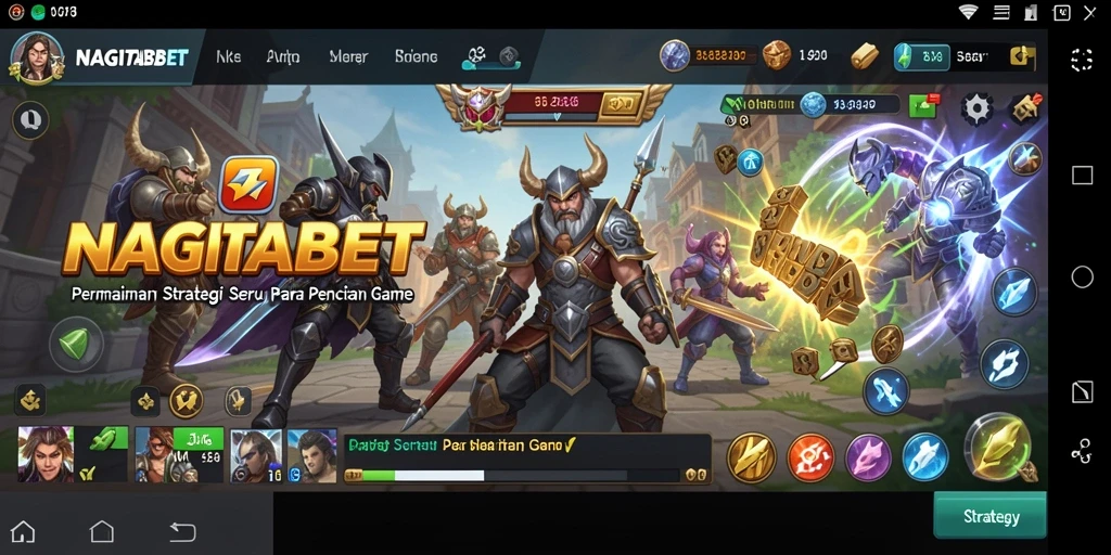 Tampilan antarmuka NAGITABET yang menarik dengan elemen strategi yang jelas.