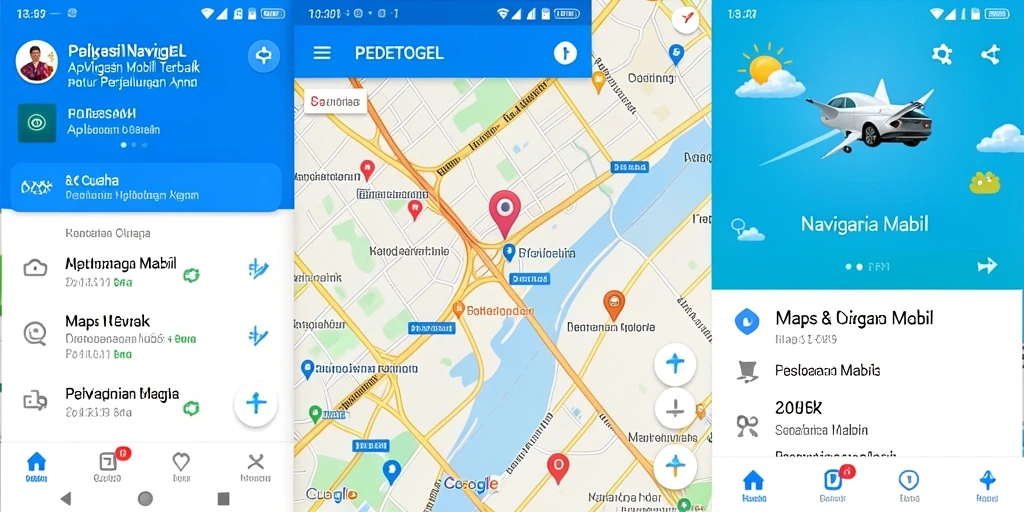 Antarmuka PEDETOGEL dengan peta navigasi yang jelas dan informasi terkini.