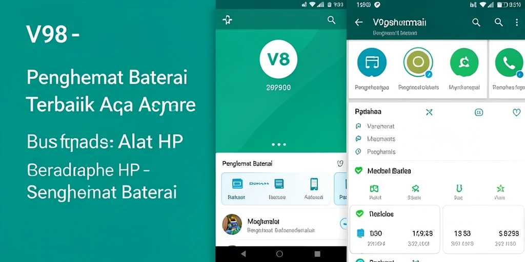 Tampilan antarmuka V98 yang intuitif dan informatif.